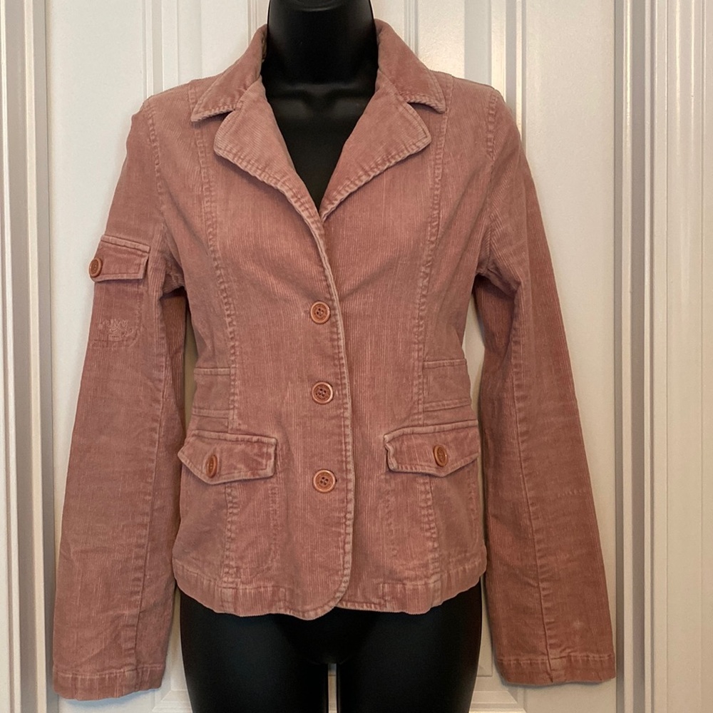ROXY Pink Corduroy Blazer